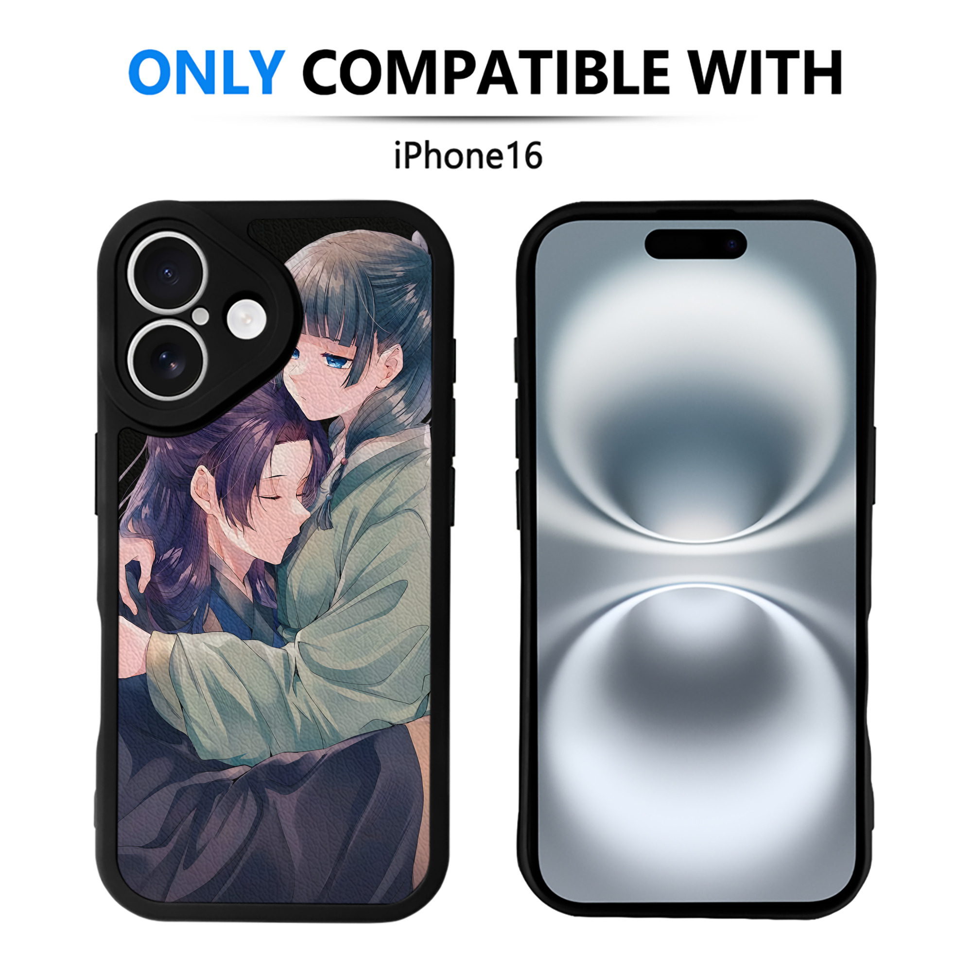 （画像用） 薬屋のひとりごと The Apothecary Diaries 【iPhone 16シリーズ対応】シリコンスマホケース（レザー調） 材質：シリコン